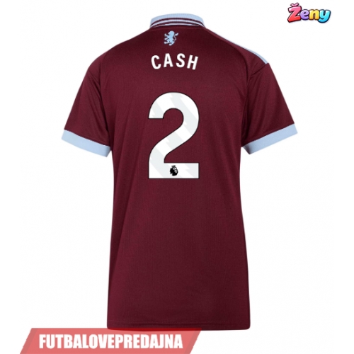 Lacne Ženy Futbalové dres Aston Villa Matty Cash #2 2026-27 Krátky Rukáv - Domáci